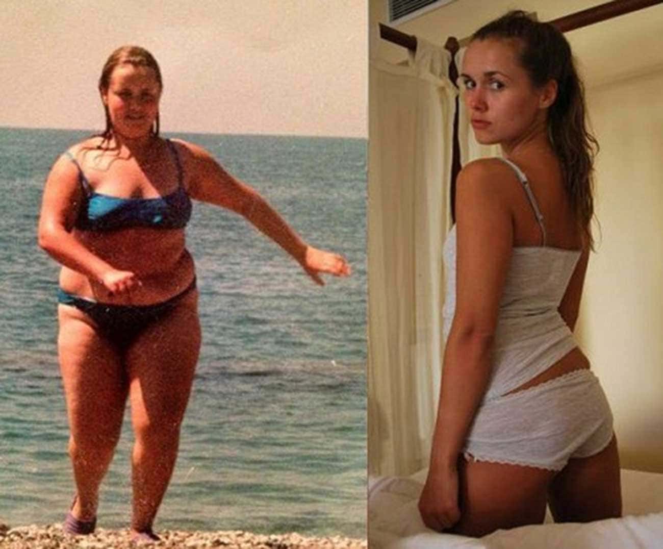 Была худой стала толстой